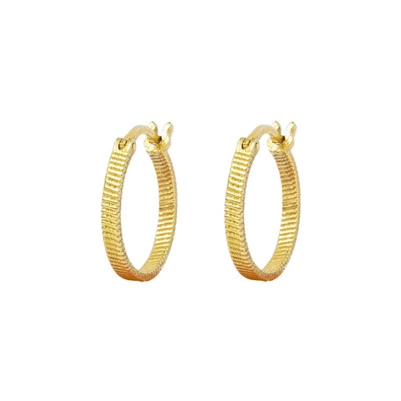 Fortune Teller Hoops medium i 18 karat forgyldt sølv fra House of Vincent